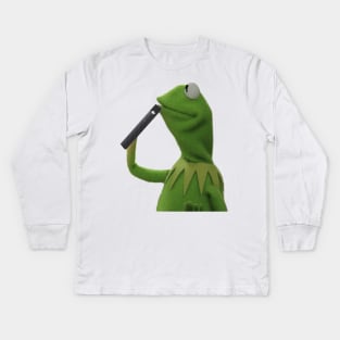 Kermit Vapes Kids Long Sleeve T-Shirt